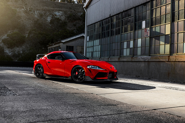 Фото дисков Asanti REGAL Черный глянец на Toyota Supra A90