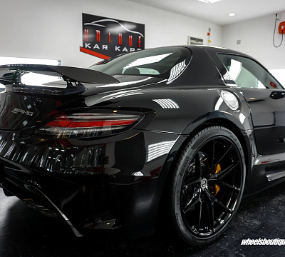 Фото дисков HRE P101 на Mercedes-Benz SLS AMG