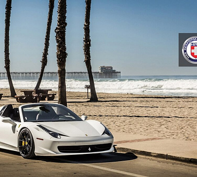 Фото дисков HRE P101 на Ferrari 458