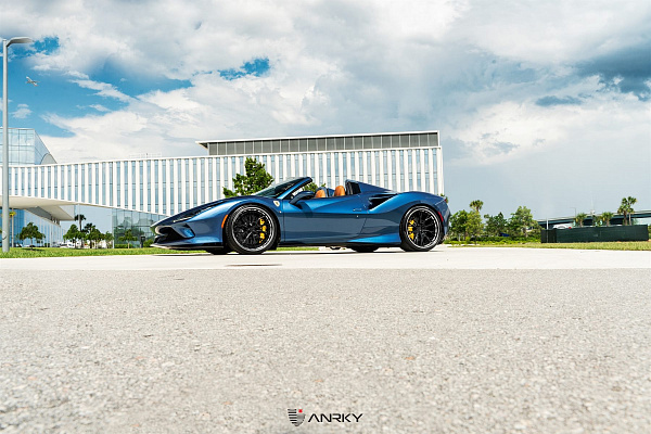 Фото дисков Anrky S3-X5 Черный сатин на Ferrari F8