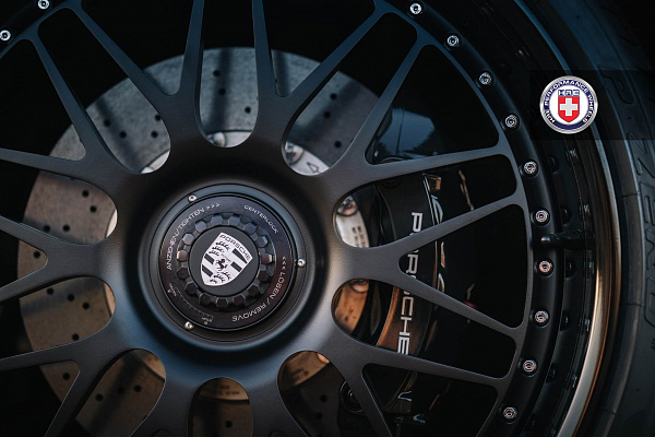 Фото дисков HRE 540C Черный сатин на Porsche 911 VII