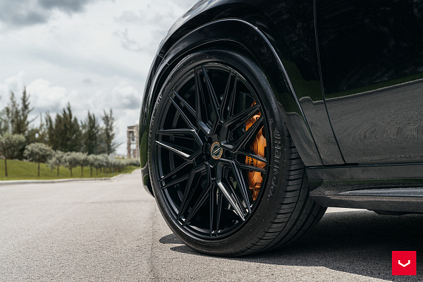 Фото дисков Vossen HF-7 Черный глянец на Mercedes-Benz GLE II