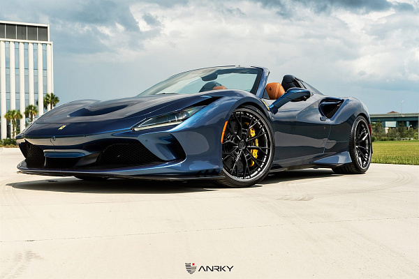 Фото дисков Anrky S3-X5 Черный сатин на Ferrari F8