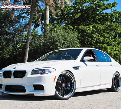 Фото дисков HRE S107 на BMW 5/M5 (F10)
