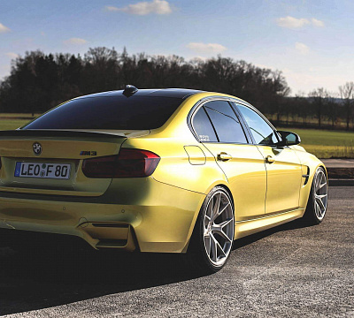 Фото дисков HRE P101 на BMW 3/M3 (F3x/F80)