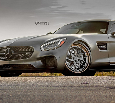 Фото дисков Strasse Wheels SM7 Deep Concave FS на Mercedes-Benz AMG GT I