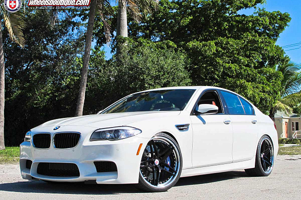 Фото дисков HRE S107 Черный глянец на BMW 5/M5 (F10)