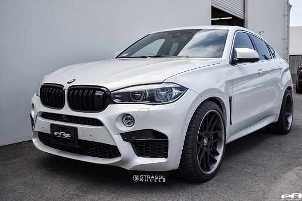 Фото дисков Strasse Wheels SM7 Deep Concave Черный сатин на BMW X6/X6 M (F16/F86)