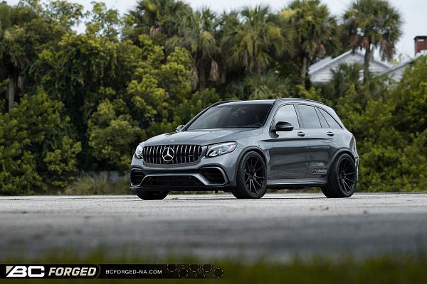 Фото дисков BC Forged EH173 Черный матовый на Mercedes-Benz GLC (X253, C253)