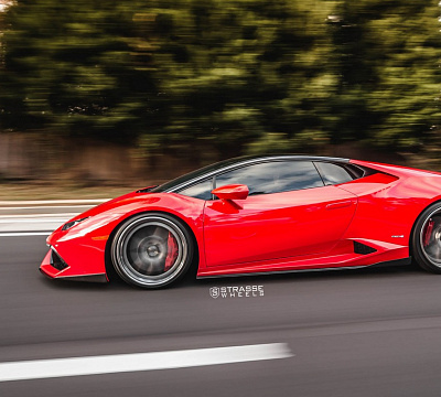 Фото дисков Strasse Wheels SM5R Deep Concave FS на Lamborghini Huracan