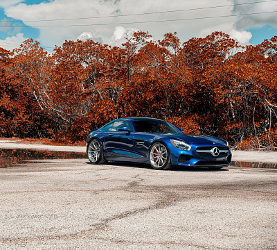 Фото дисков Vossen M-X2 на Mercedes-Benz AMG GT I
