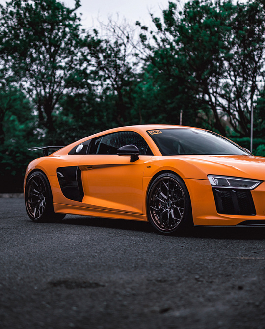 Фото дисков PF10 Глянцевый темный лак на Audi R8 (4S)
