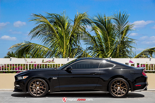 Фото дисков Vossen VFS-10 Глянцевая бронза на Ford Mustang VI