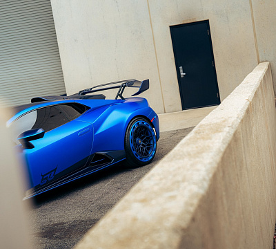 Фото дисков Brixton Forged FDE06 Aerotech на Lamborghini Huracan