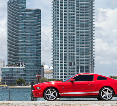 Фото дисков Vossen CV3 на Ford Mustang V