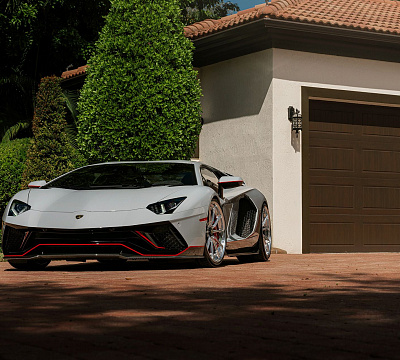 Фото дисков 1886 Wheels G010 на Lamborghini Aventador