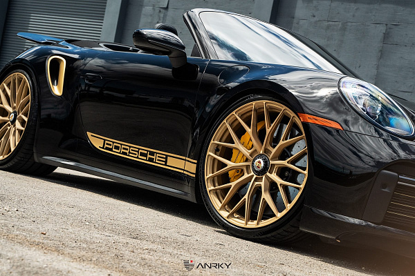 Фото дисков Anrky AN10 Сатиновое золото на Porsche 911 VIII