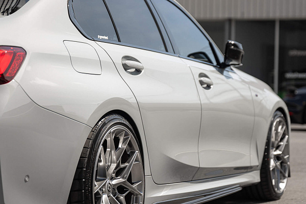 Фото дисков HRE FF10 Серебро на BMW 3/M3 (G2x/G80)