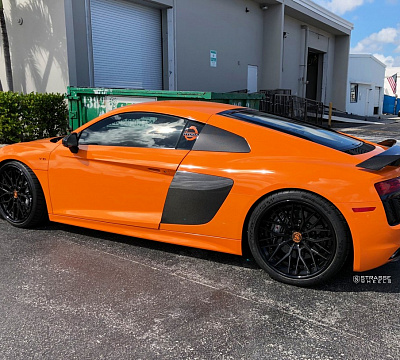 Фото дисков Strasse Wheels SV10M Deep Concave FS на Audi R8 (4S)