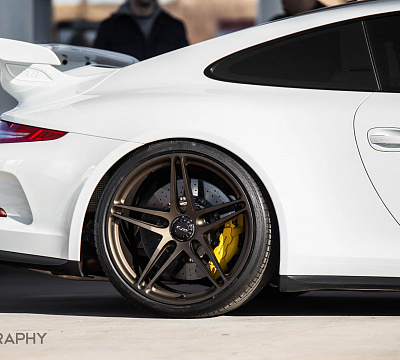 Фото дисков HRE P107 на Porsche 911 VII