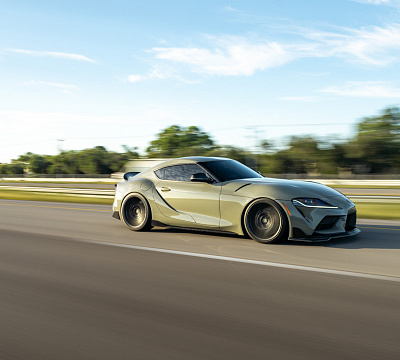 Фото дисков Vossen HF-7 на Toyota Supra A90