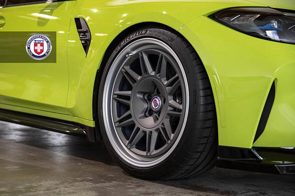 Фото дисков HRE 528 Сатиновый графит на BMW 3/M3 (G2x/G80)