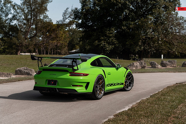 Фото дисков Anrky S1-X4 Глянцевый темный лак на Porsche 911 VII