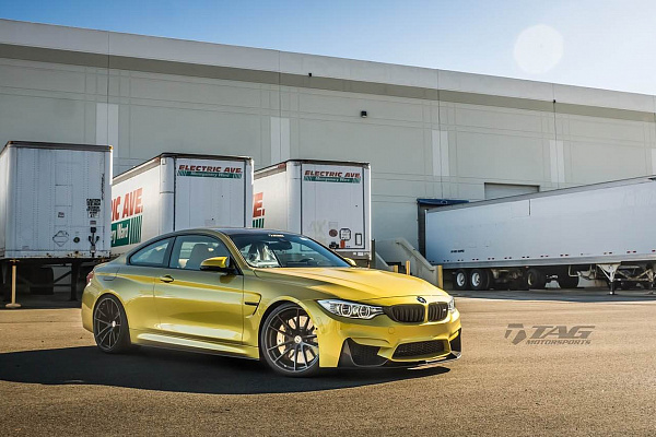 Фото дисков HRE P104 Черный сатин на BMW 4/M4 (F32/F82)