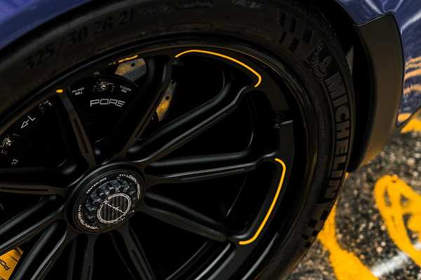 Фото дисков Brixton Forged R11-RS Черный сатин на Porsche 911 VII