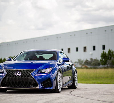 Фото дисков Vossen VFS-2 на Lexus RC