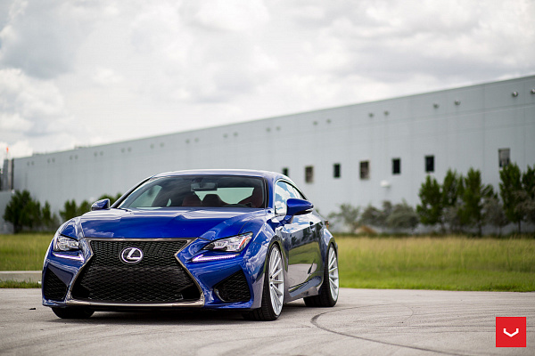 Фото дисков Vossen VFS-2 Серебро на Lexus RC
