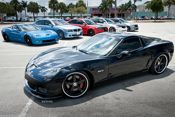 Фото дисков Strasse Wheels S5 Signature Другой цвет на Chevrolet Corvette C6