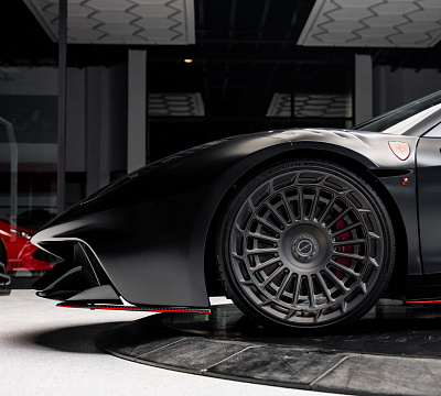 Фото дисков Brixton Forged TR10 AERO1 на Ferrari 458