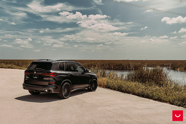 Фото дисков Vossen HF-8 Черный сатин на BMW X5/X5 M (G05/G18/F95)