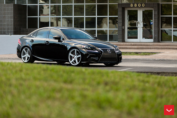 Фото дисков Vossen CV3 Серебро на Lexus IS II