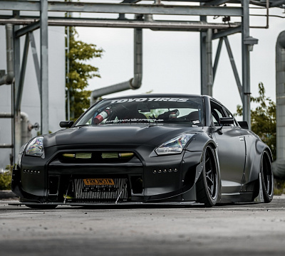 Фото дисков Savini SV80 на Nissan GT-R