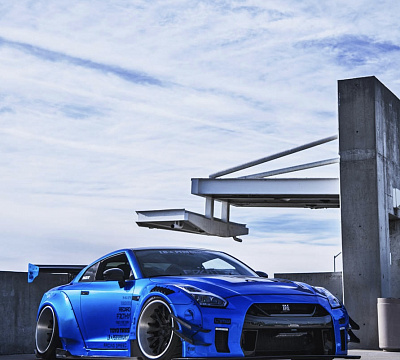 Фото дисков Savini SV83 на Nissan GT-R