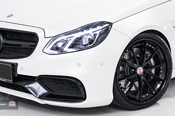 Фото дисков HRE S204 Черный сатин на Mercedes-Benz E-Class (W212, S212, C207)