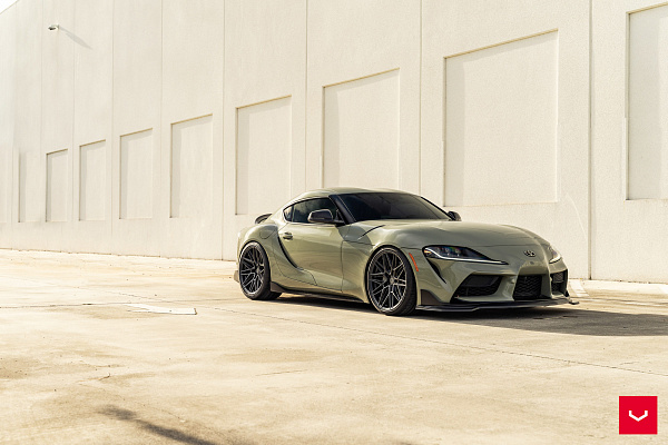Фото дисков Vossen HF-7 Черный сатин на Toyota Supra A90