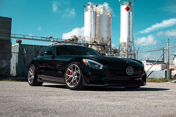 Фото дисков HRE P101 Сатиновый тонированный лак на Mercedes-Benz AMG GT I