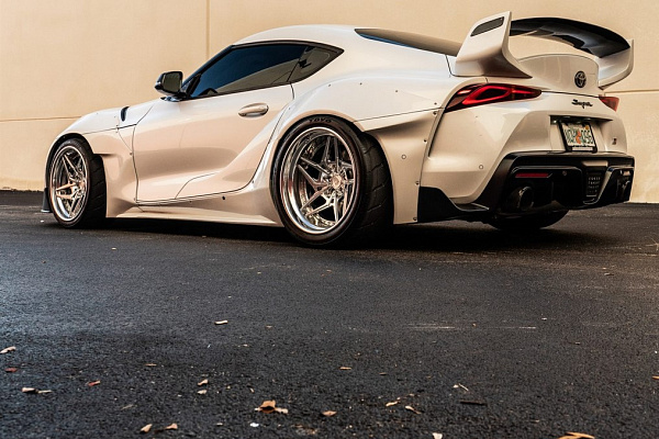 Фото дисков Anrky S3-X3 Полированный лак на Toyota Supra A90