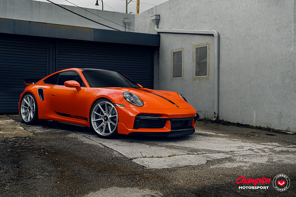 Фото дисков Vossen RS92 Глянцевый лак на Porsche 911 VIII