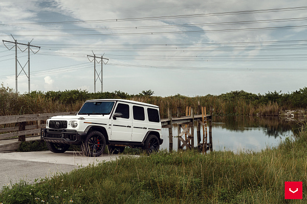 Фото дисков Vossen HFX-2 (5-Lug) Черный глянец на Mercedes-Benz G-Class III