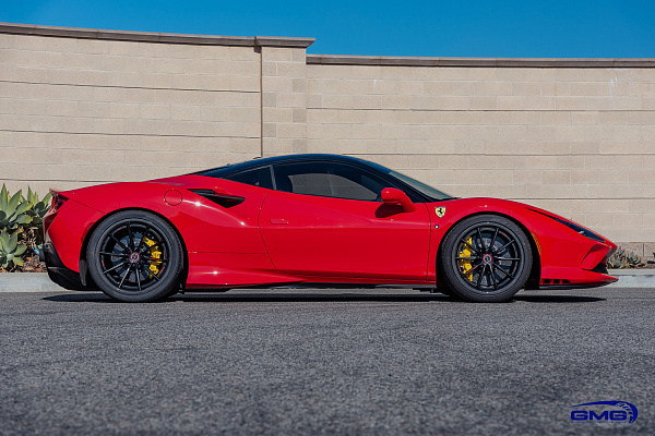 Фото дисков Brixton Forged R11-R Черный сатин на Ferrari F8