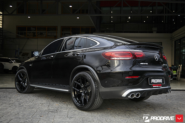 Фото дисков Vossen HF-5 Черный глянец на Mercedes-Benz GLC (X253, C253)