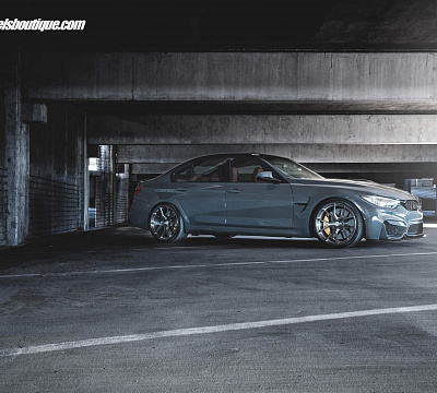 Фото дисков HRE P101 на BMW 3/M3 (F3x/F80)