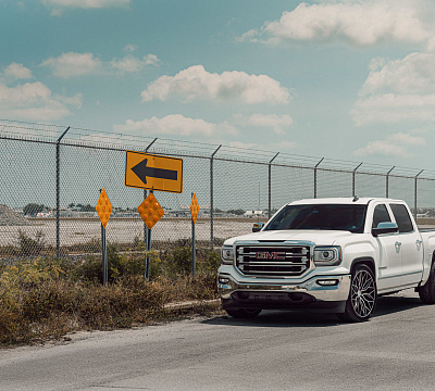 Фото дисков Vossen HF6-3 на GMC Sierra III
