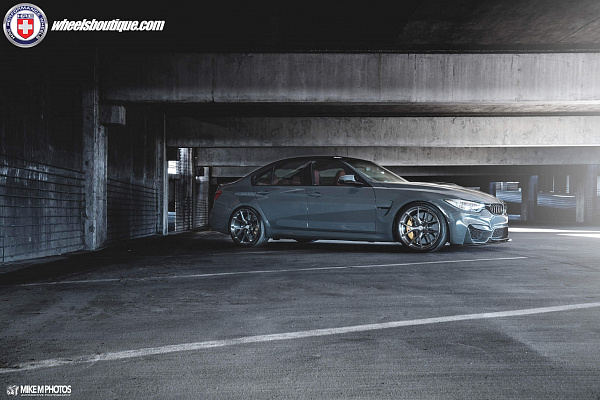 Фото дисков HRE P101 Глянцевый темный лак на BMW 3/M3 (F3x/F80)