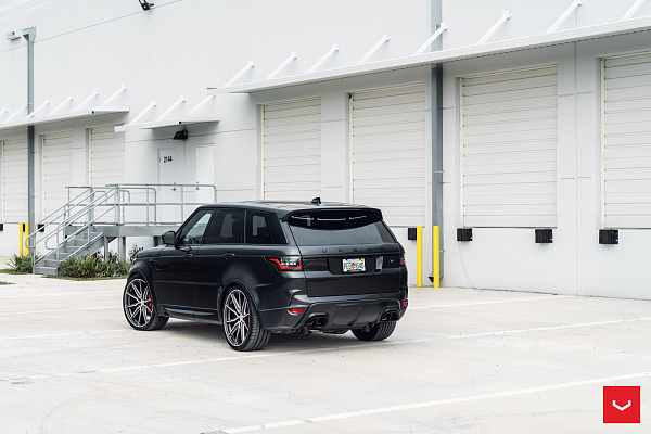 Фото дисков Vossen HF-3 Алмазная проточка на Range Rover Sport II