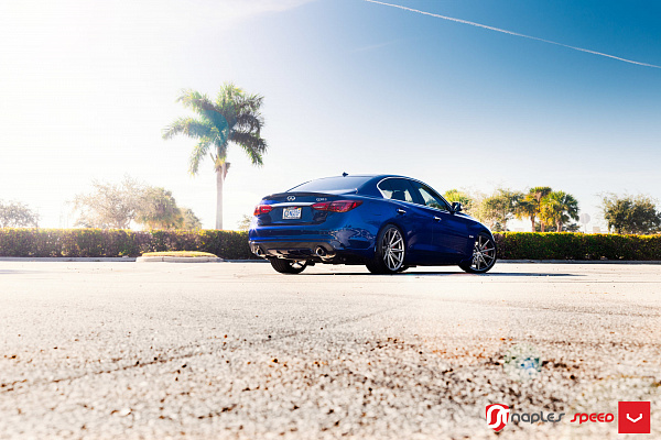 Фото дисков Vossen VFS-10 Сатиновый графит на Infiniti Q50